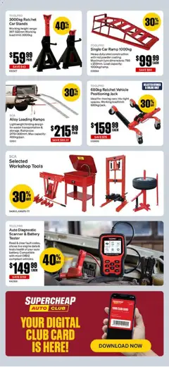 Preview of Supercheap Auto catalogue - valid from 01/07/2026 | Page: 34 | Products: Battery, Digital, Scanner, Tools
