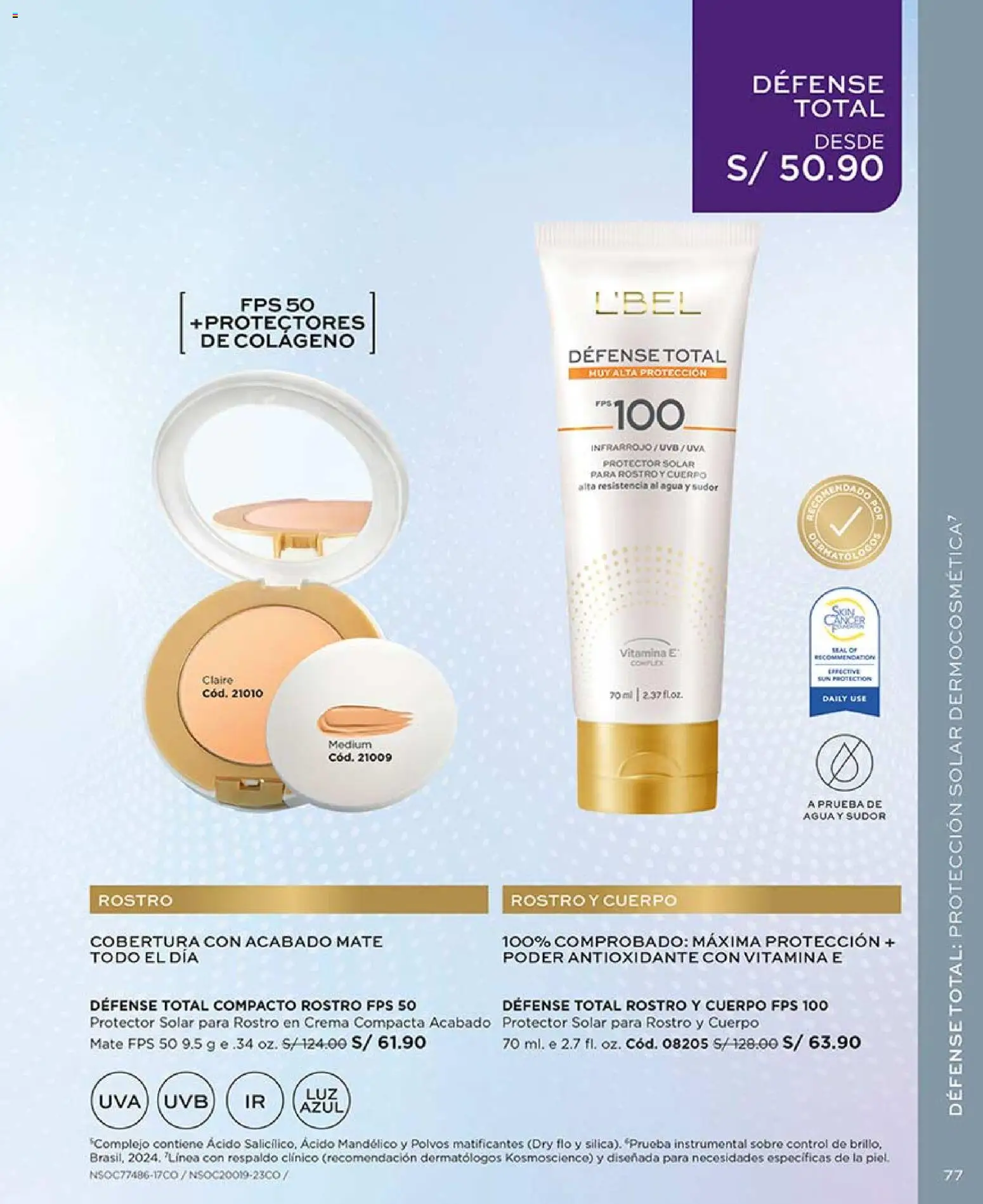 Catálogo L'Bel válido desde 16.05.2026 | Página: 81 | Productos: Protector solar, Crema