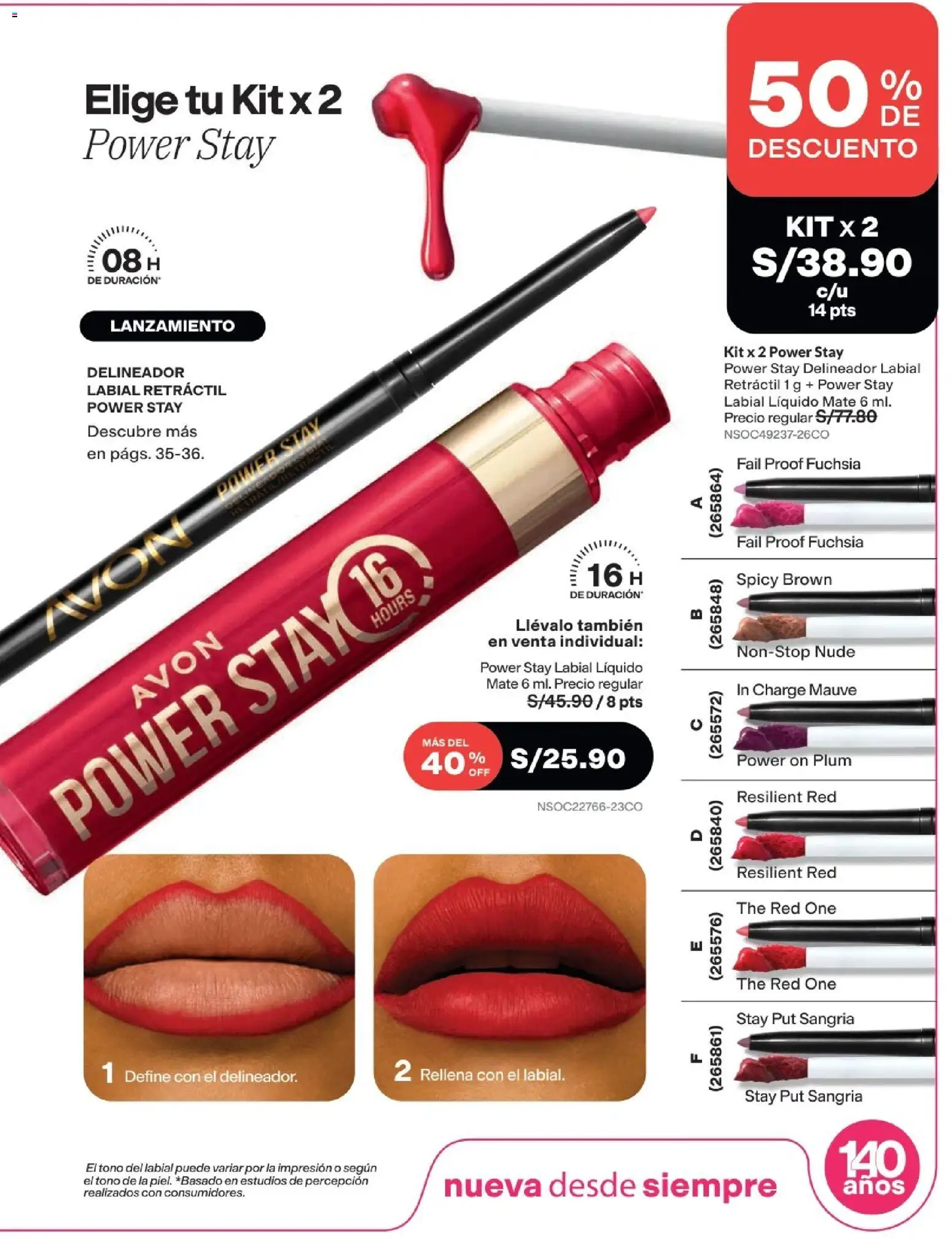 Catálogo Avon válido desde 11/08/2026 | Página: 22 | Productos: Delineador