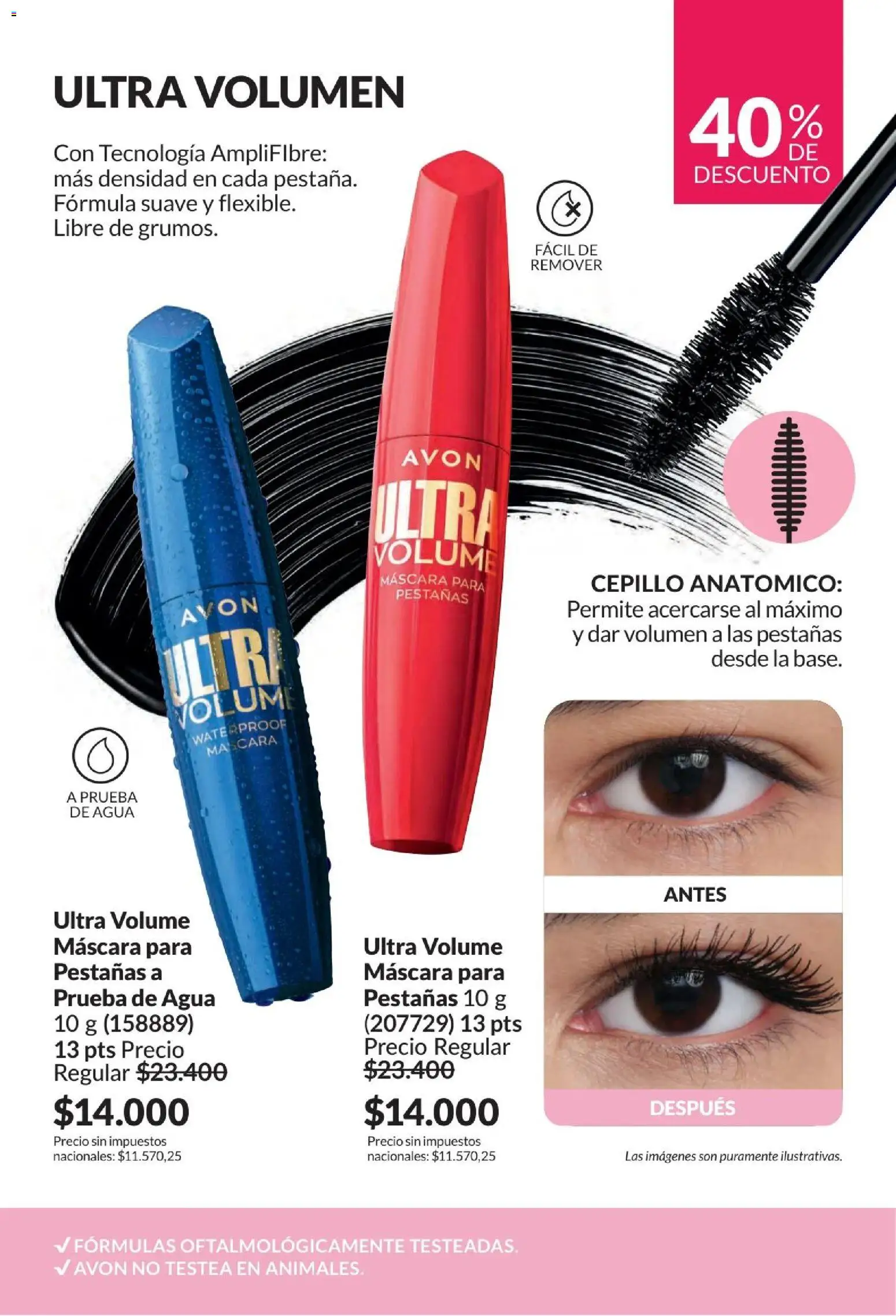 Avon -  Campaña 6/2026 │ válido desde el 01.06.2026 | Página: 12 | Productos: Cepillo, Máscara, Agua