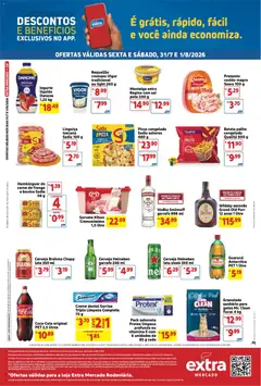 Extra ofertas Fim de semana Mercado - Pré-Visualização do folheto da loja Extra, válido de 31/07/2026 | Página: 2 | Produtos: Guaraná, Cerveja, Heineken, Mussarela