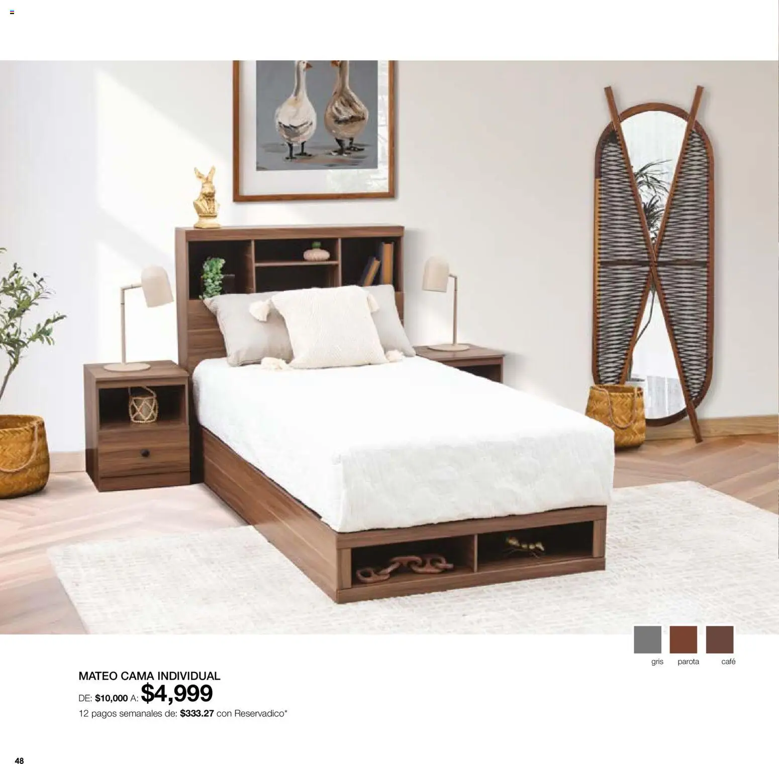 Nuevas ofertas de Muebles Dico válidas en toda la República Mexicana desde el 07.05.2026. ¡Encuentra las mejores ofertas en Muebles Dico catálogo Medio año, medio precio! | Página: 48