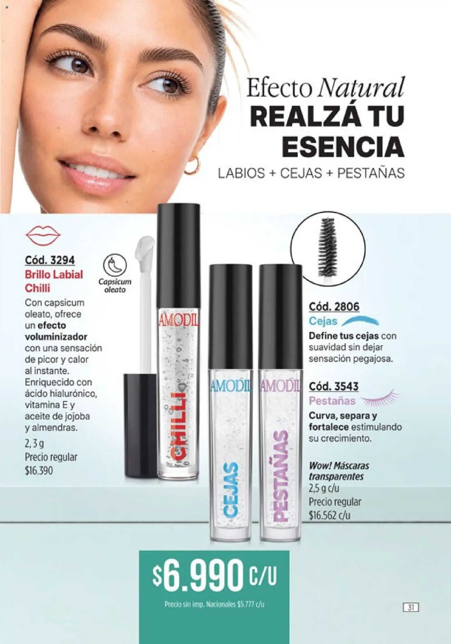 Catálogo Amodil Campaña 15 │ válido desde el 26/08/2026 | Página: 31 | Productos: Aceite, Brillo