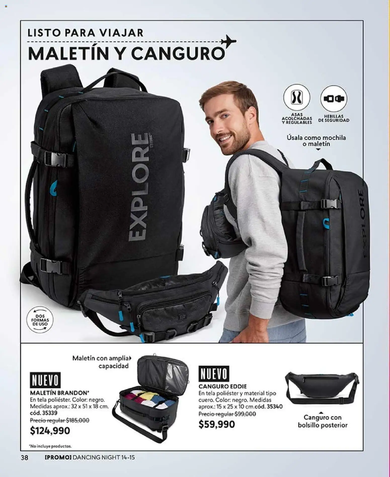 CyZone revista - valida desde el 10/08/2026 | Página: 38 | Productos: Mochila, Hebillas, Maletin