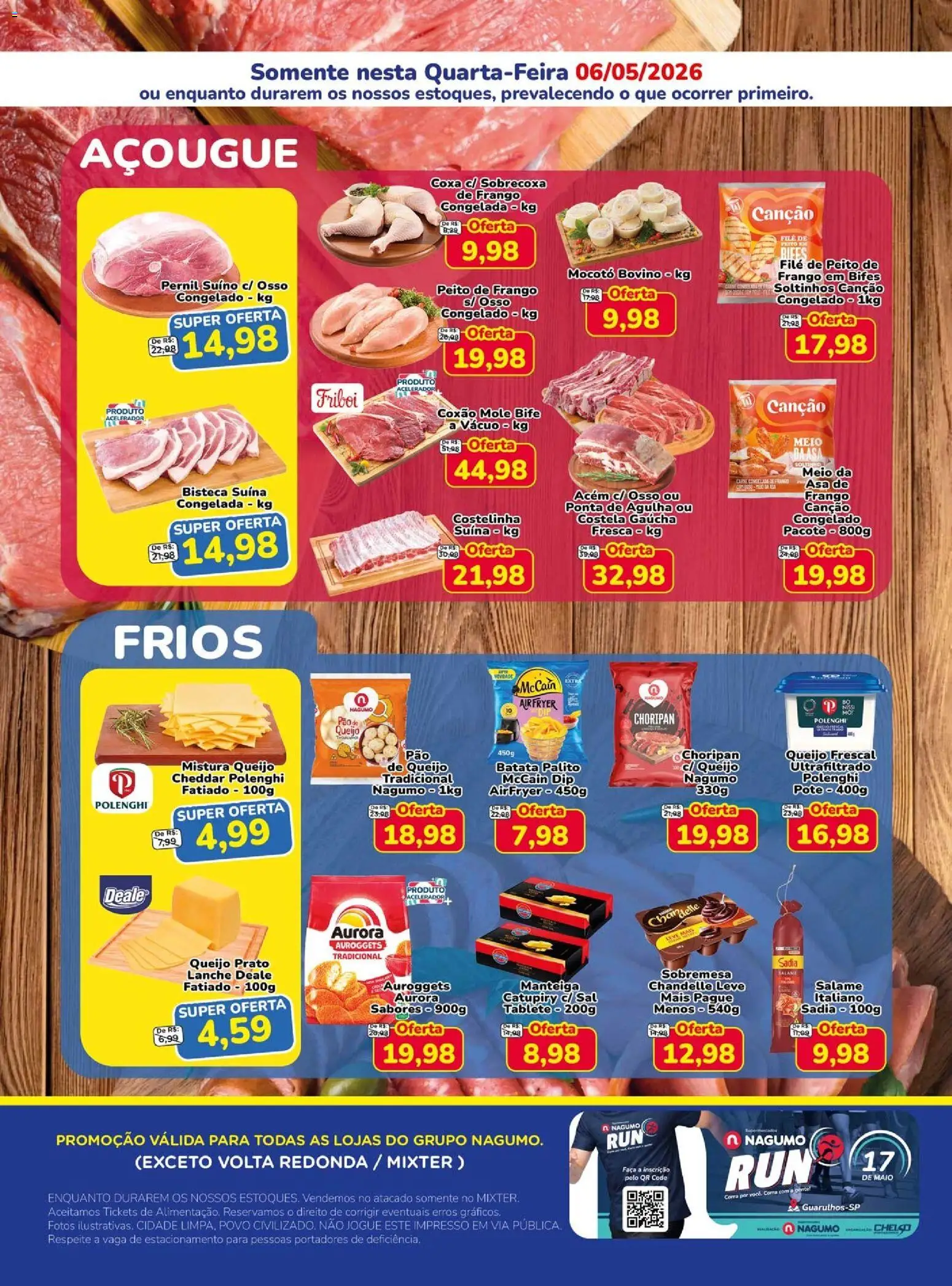 Nagumo Folheto - válido de 06.05.2026 | Página: 2 | Produtos: Pernil, Faca, Cheddar, Frango