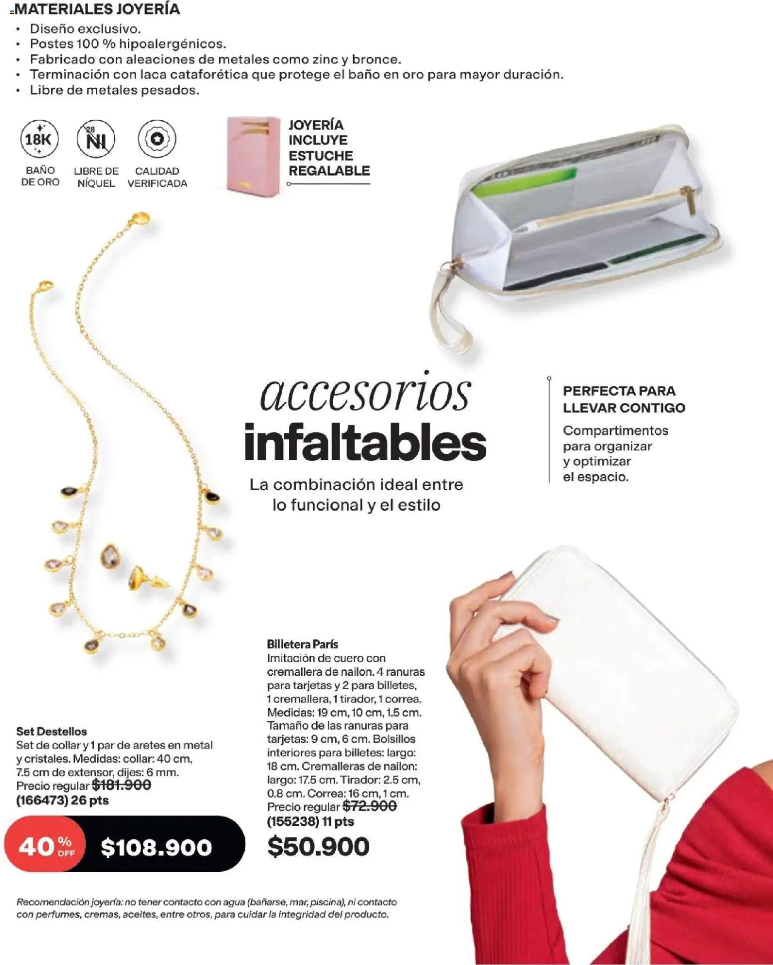 Avon revista - valida desde el 16/08/2026 | Página: 175 | Productos: Billetera, Bolsillos, Collar, Combinación