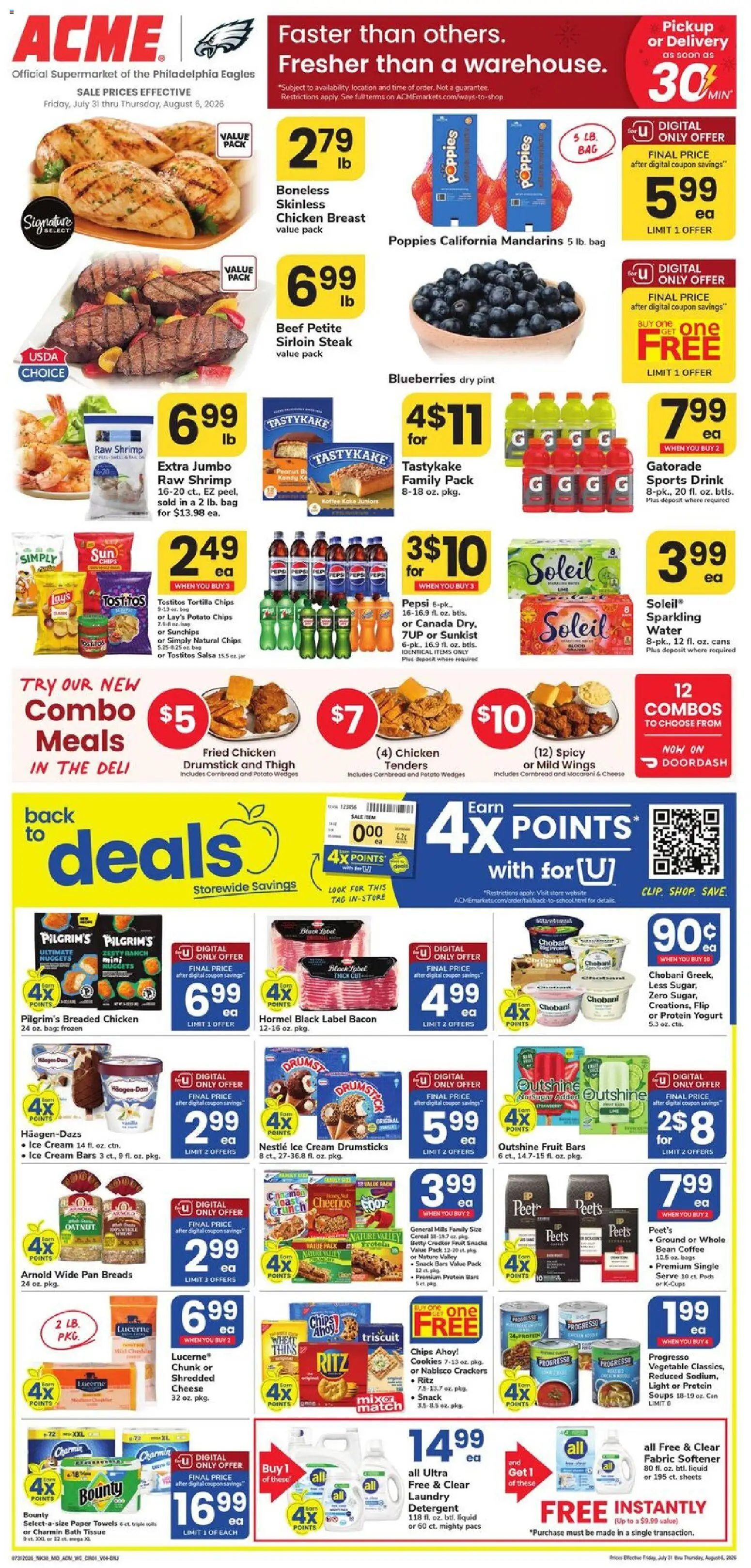 Acme Weekly Ad - valid from 07/31/2026 | Page: 1 | Products: Pan, Potato chips, Cheese, Bag