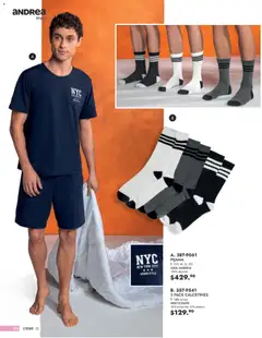 Vista previa de Andrea catálogo Vestir Caballero, nuevo folleto de la tienda, válido en México a partir del 24.05.2026 | Página: 66 | Productos: Pijama