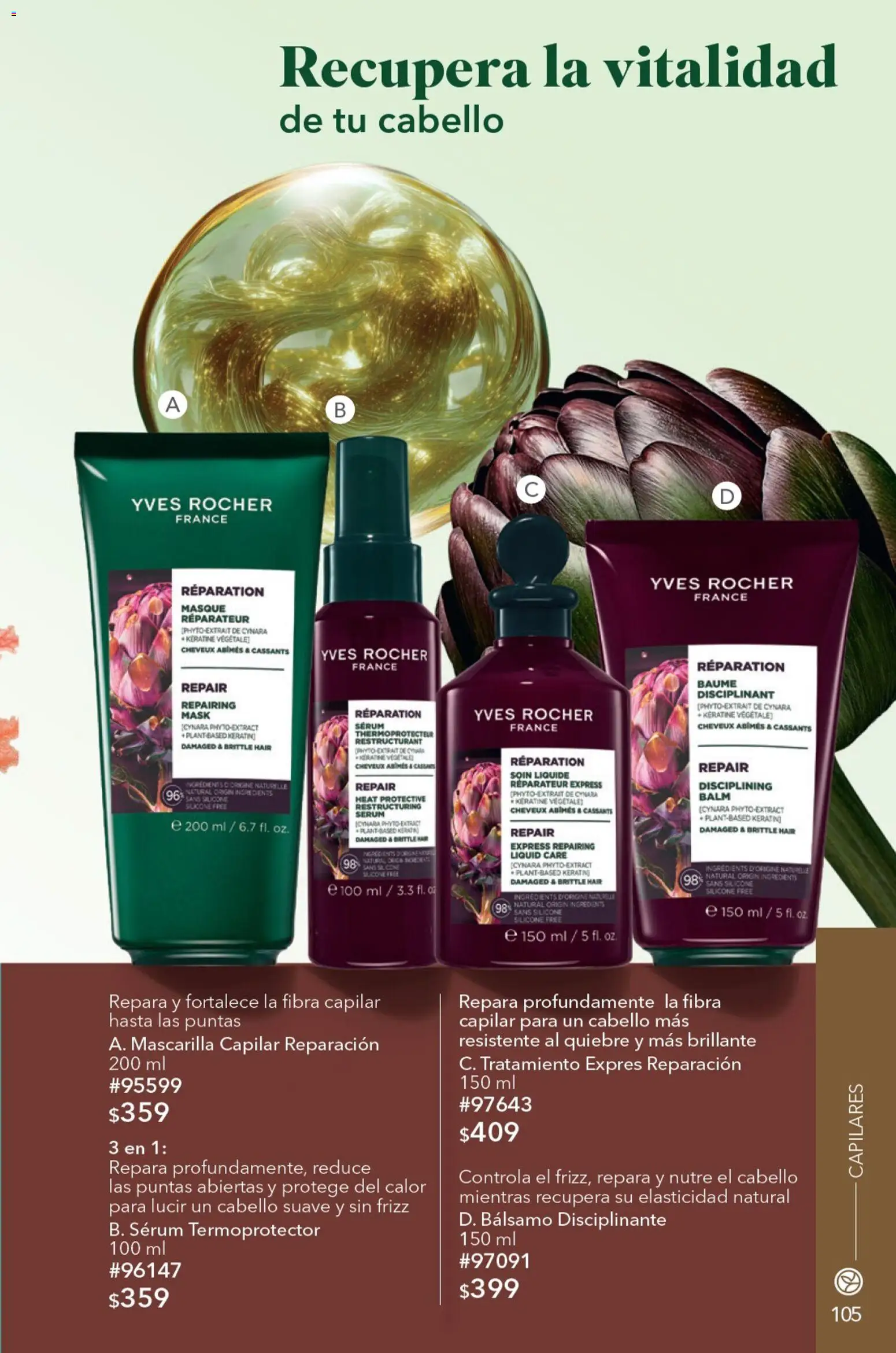 Nuevas ofertas de Yves Rocher válidas en toda la República Mexicana desde el 15/09/2026. ¡Encuentra las mejores ofertas en Yves Rocher campaña 13 2026! | Página: 109