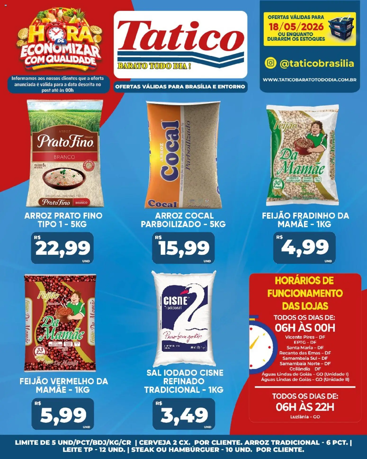 Tatico Folheto - válido de 19.05.2026 | Página: 37 | Produtos: Feijão, Leite, Arroz, Hambúrguer