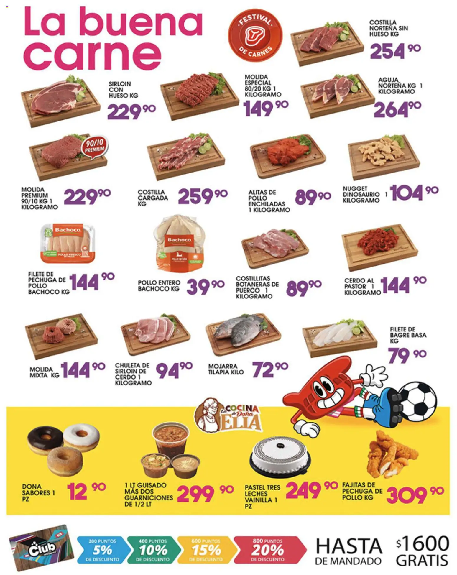 Nuevas ofertas de Alsuper válidas en toda la República Mexicana desde el 05.06.2026. ¡Encuentra las mejores ofertas en Alsuper folleto Saltillo! | Página: 2 | Productos: Pollo, Pastel, Cerdo, Cocina