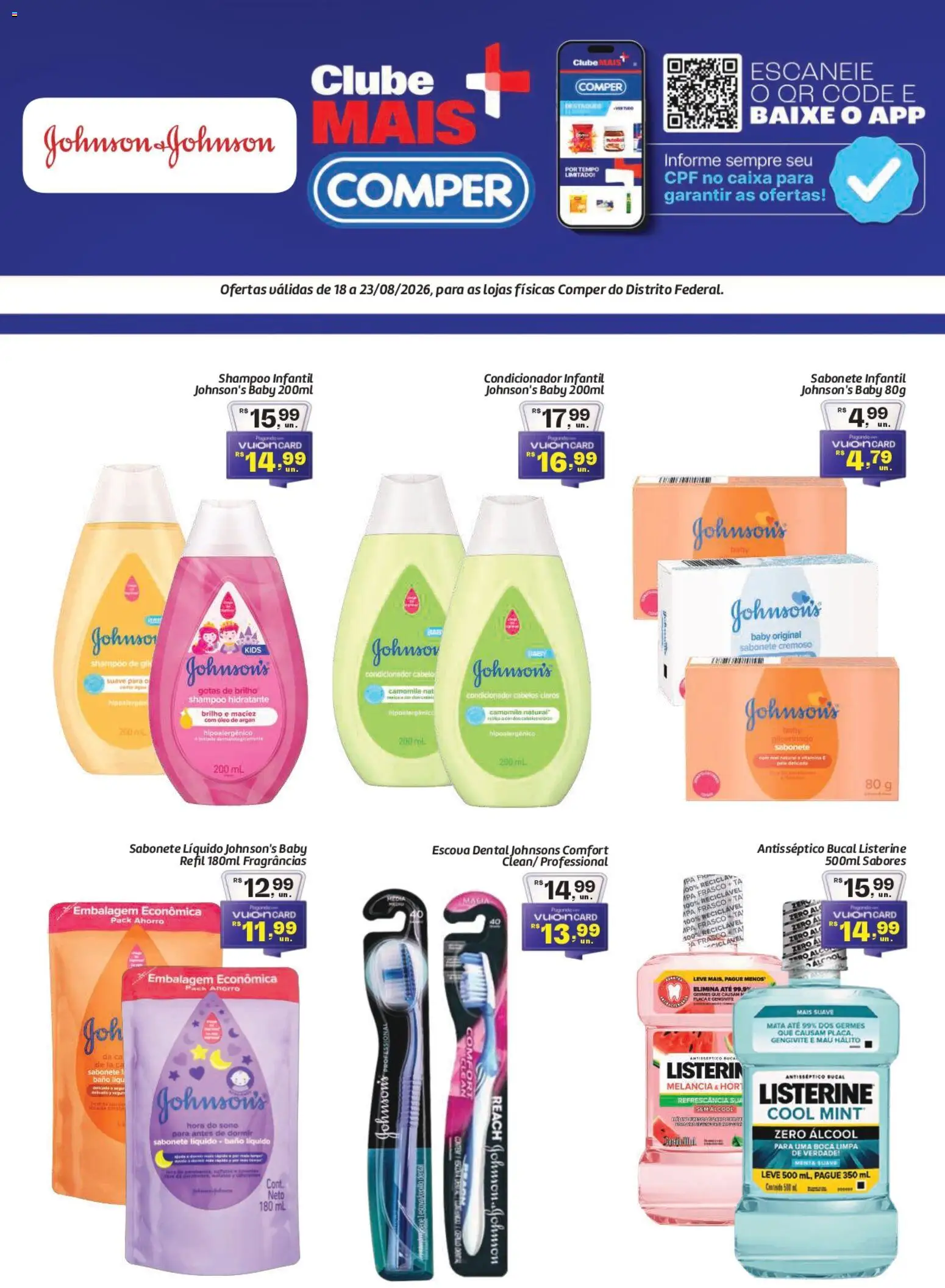 Comper Folheto - válido de 18/08/2026 | Página: 1 | Produtos: Melancia, Shampoo infantil, Pá, Sabonete líquido