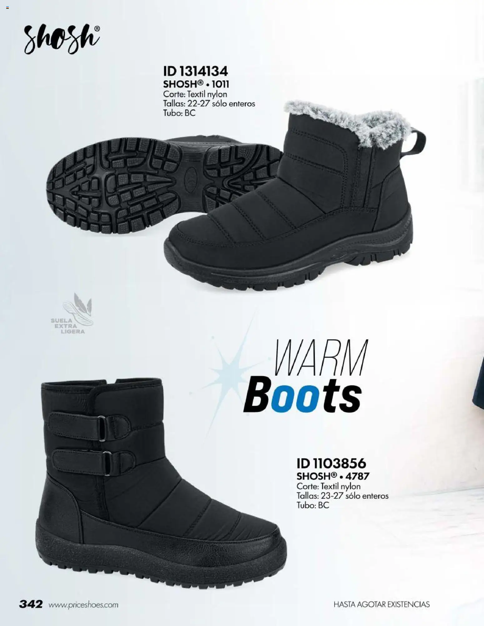 Nuevas ofertas de Price Shoes válidas en toda la República Mexicana desde el 18/07/2026. ¡Encuentra las mejores ofertas en Price Shoes catálogo Botas! | Página: 342
