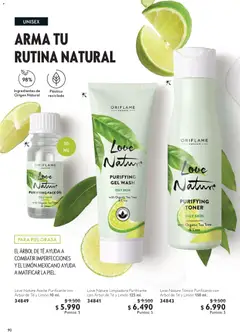 Oriflame catálogo válido desde el 19.06.2026 | Página: 90 | Productos: Limón, Toner, Té, Aceite