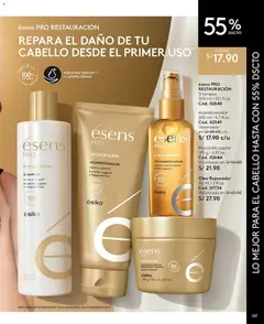 Vista previa de folleto Ésika catálogo - Campaña 7 de la Ésika válido desde 04.04.2026 | Página: 119 | Productos: Shampoo, Acondicionador