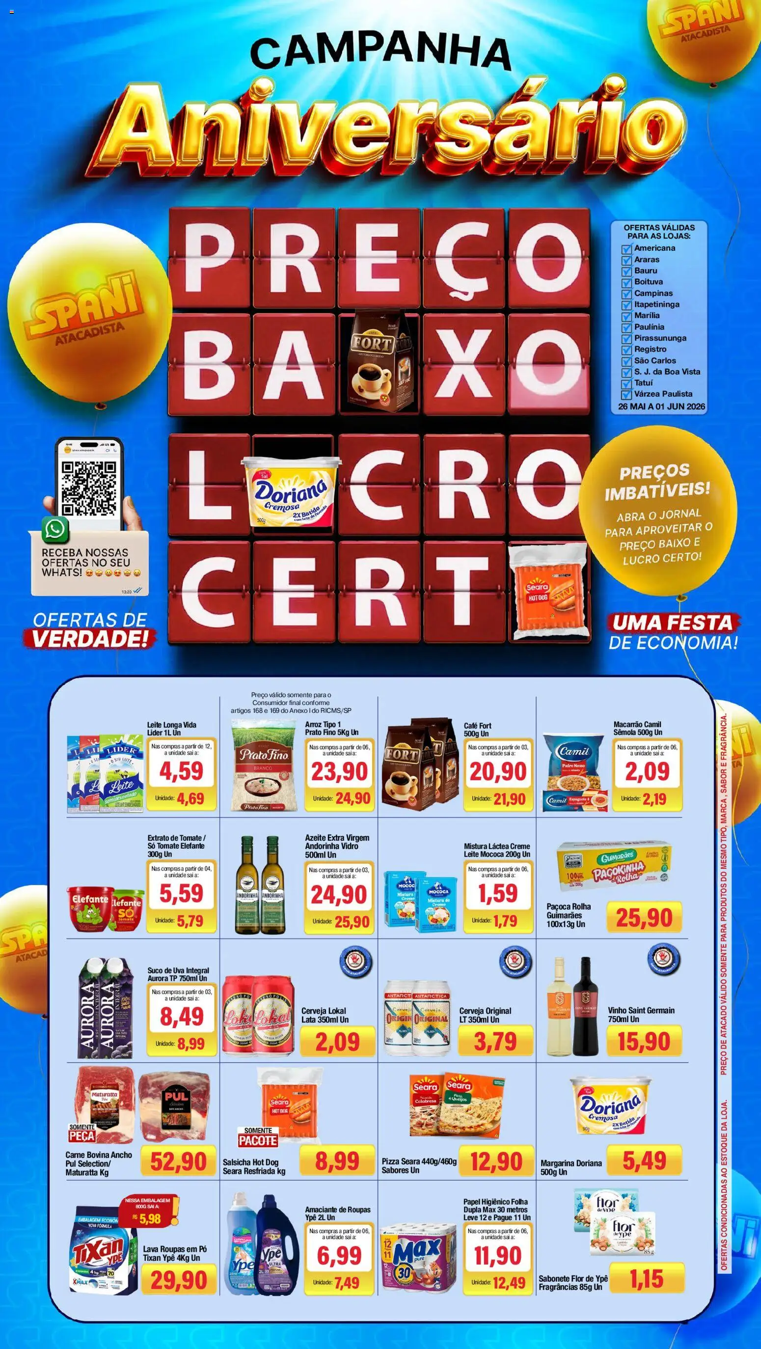 Spani Atacadista Folheto - válido de 26.05.2026 | Página: 1