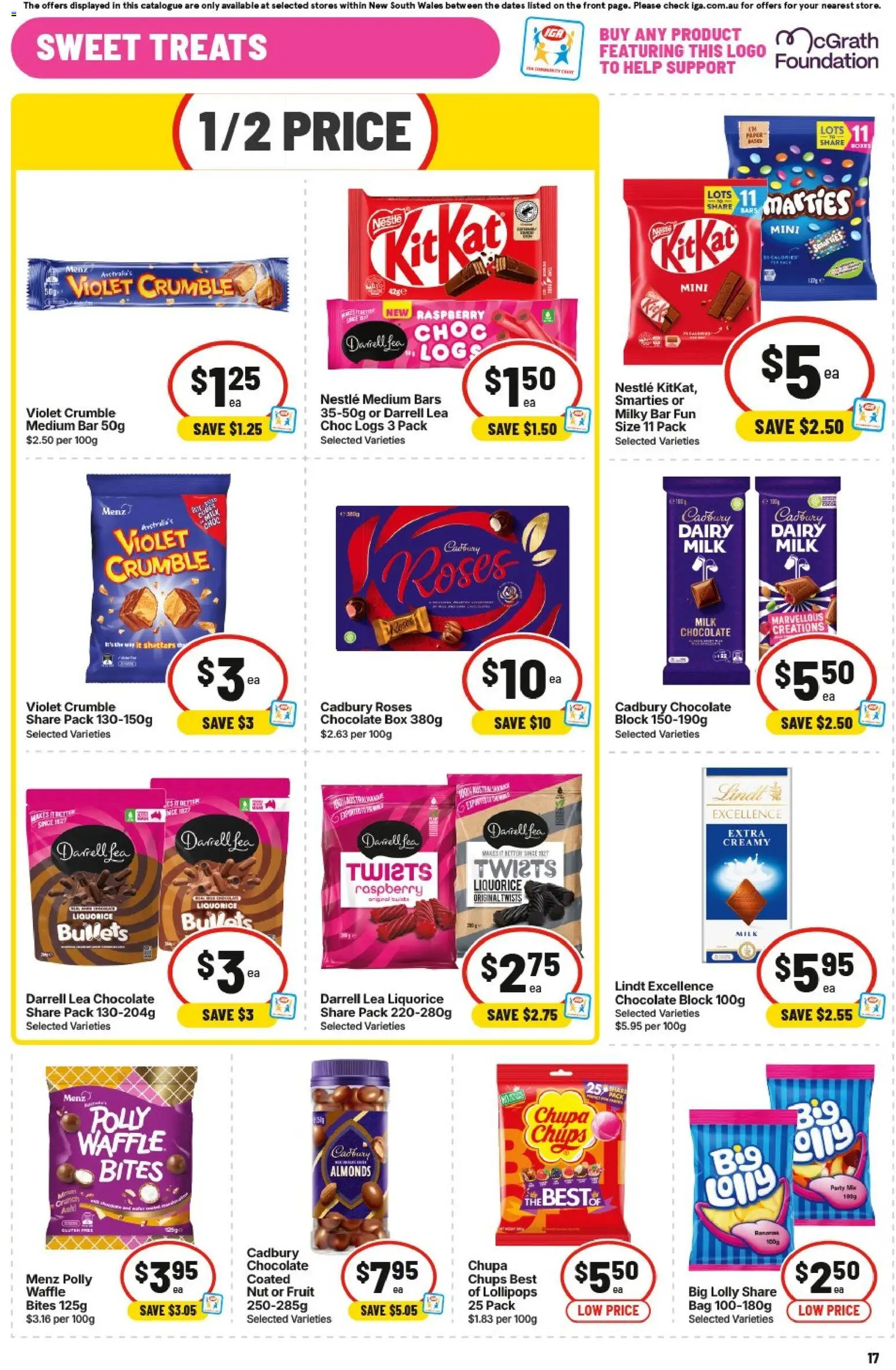 IGA catalogue - valid from 16/09/2026 | Page: 14 | Products: Box, Dairy, Foundation, Lollipops