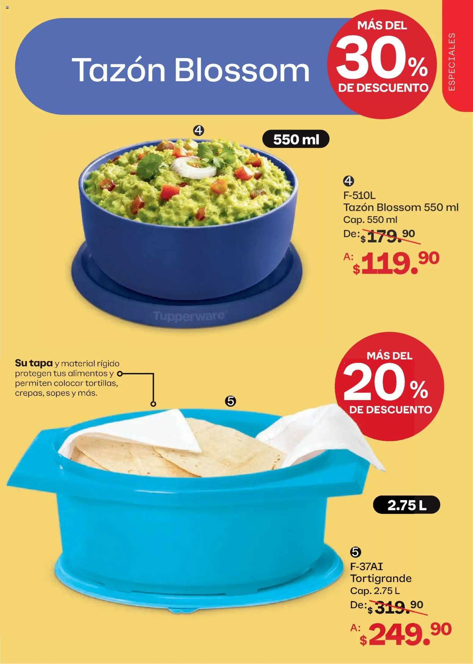 Nuevas ofertas de Tupperware válidas en toda la República Mexicana desde el 07/09/2026. ¡Encuentra las mejores ofertas en Tupperware catálogo! | Página: 35 | Productos: Alimentos