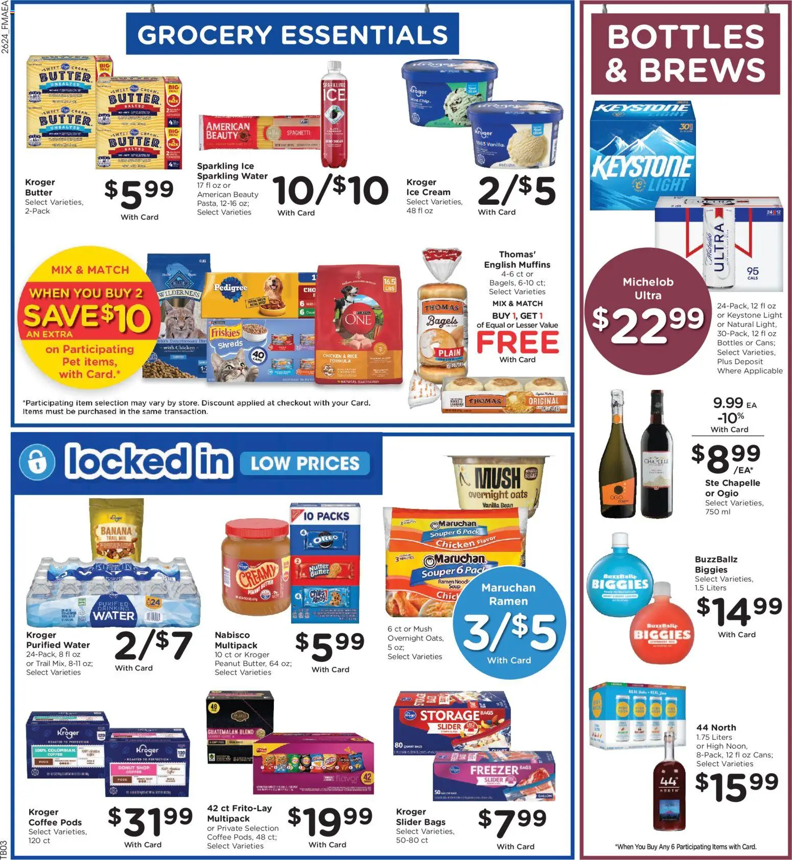 Fred Meyer Weekly Ad - valid from 07/15/2026 | Page: 9 | Products: Butter, Coffee, Cream, Water