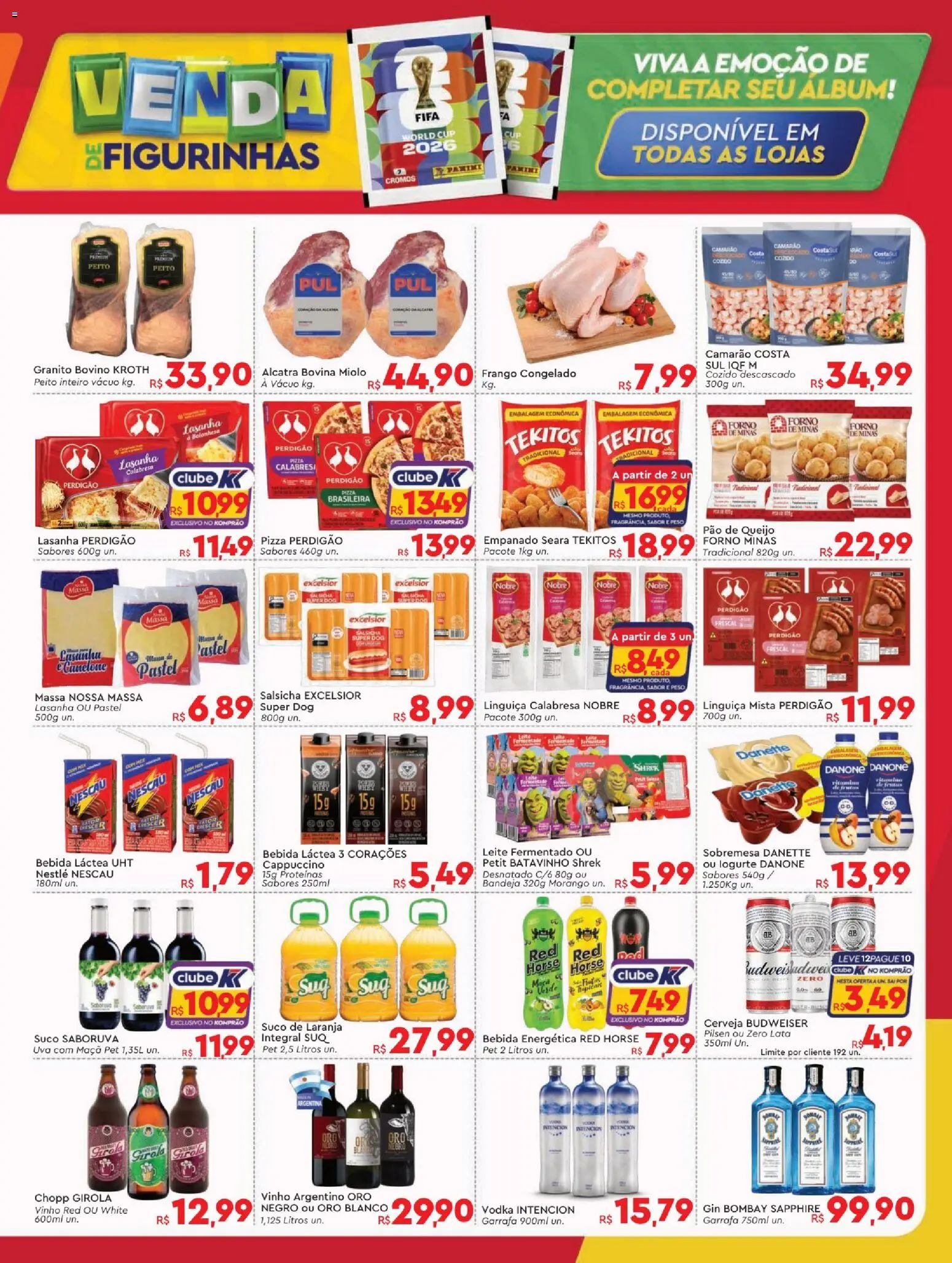 Komprao Atacadista Folheto - válido de 11.05.2026 | Página: 3 | Produtos: Forno, Suco, Frango, Leite fermentado