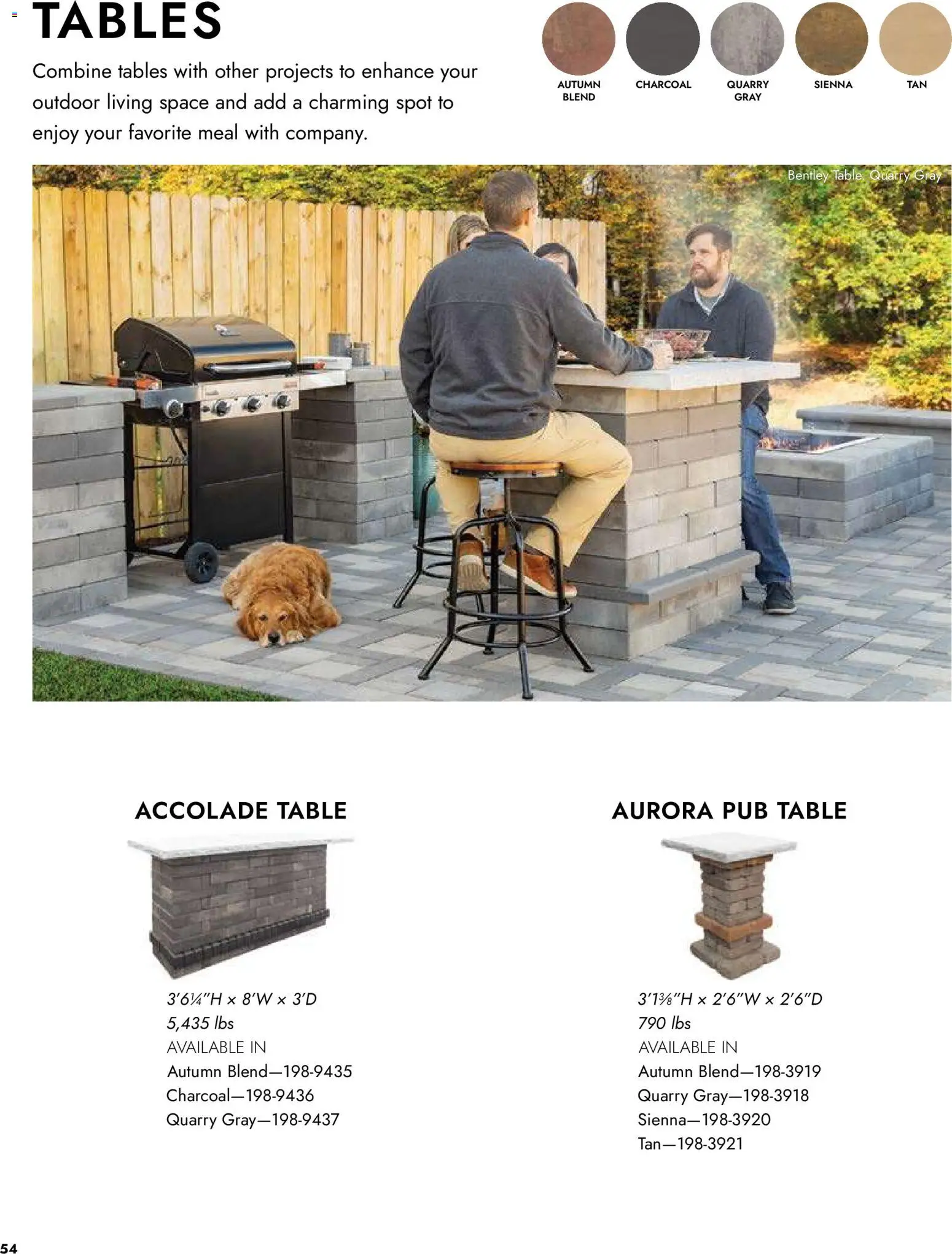 Menards Outdoor Catalog - valid from 02.04.2026 | Page: 54 | Products: Table