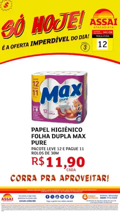Assaí Atacadista ofertas - DF - Pré-Visualização do folheto da loja Assaí Atacadista, válido de 12.05.2026
