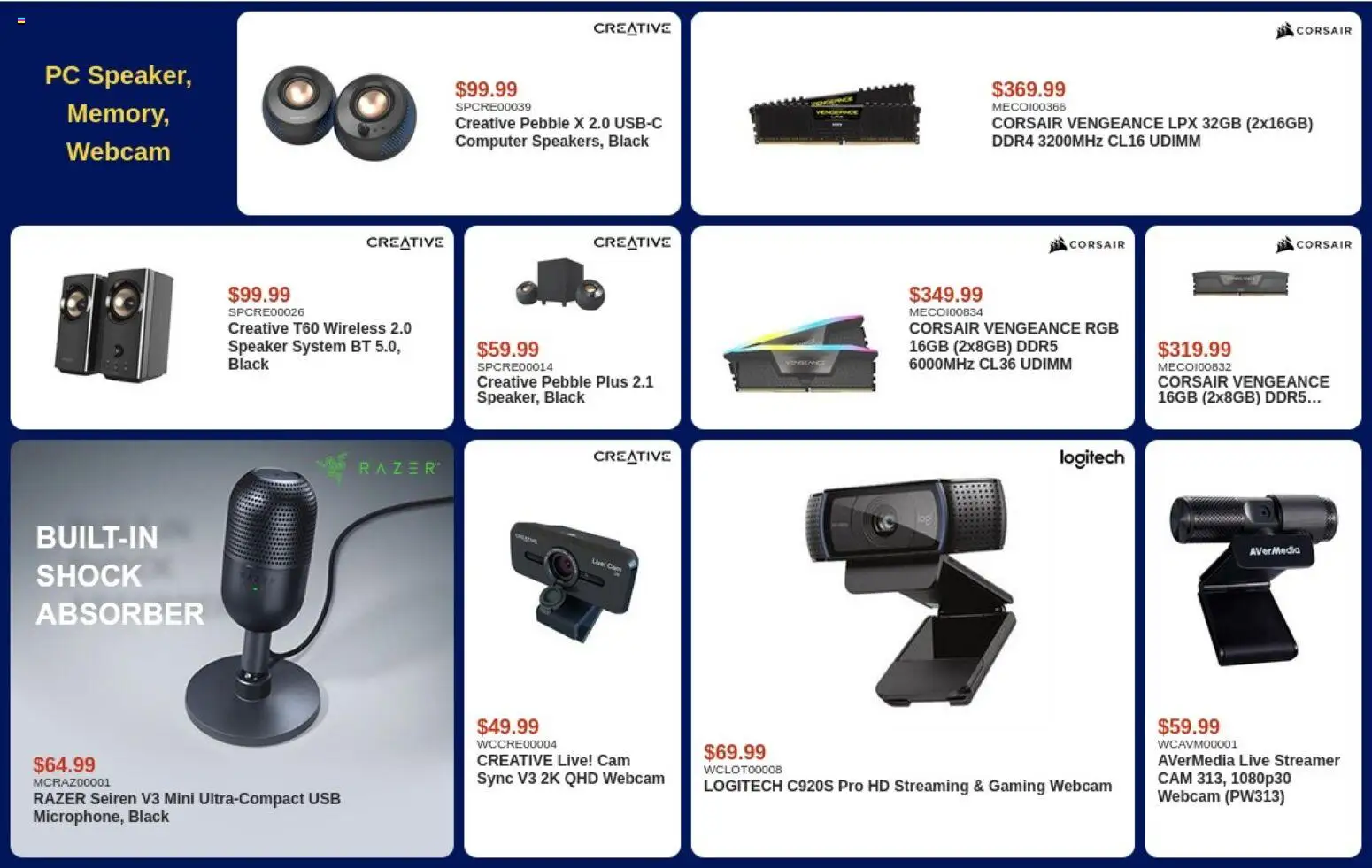 Canada Computers flyer valid from Jul 7, 2026 | Page: 6 | Products: PC, Computer, Speaker