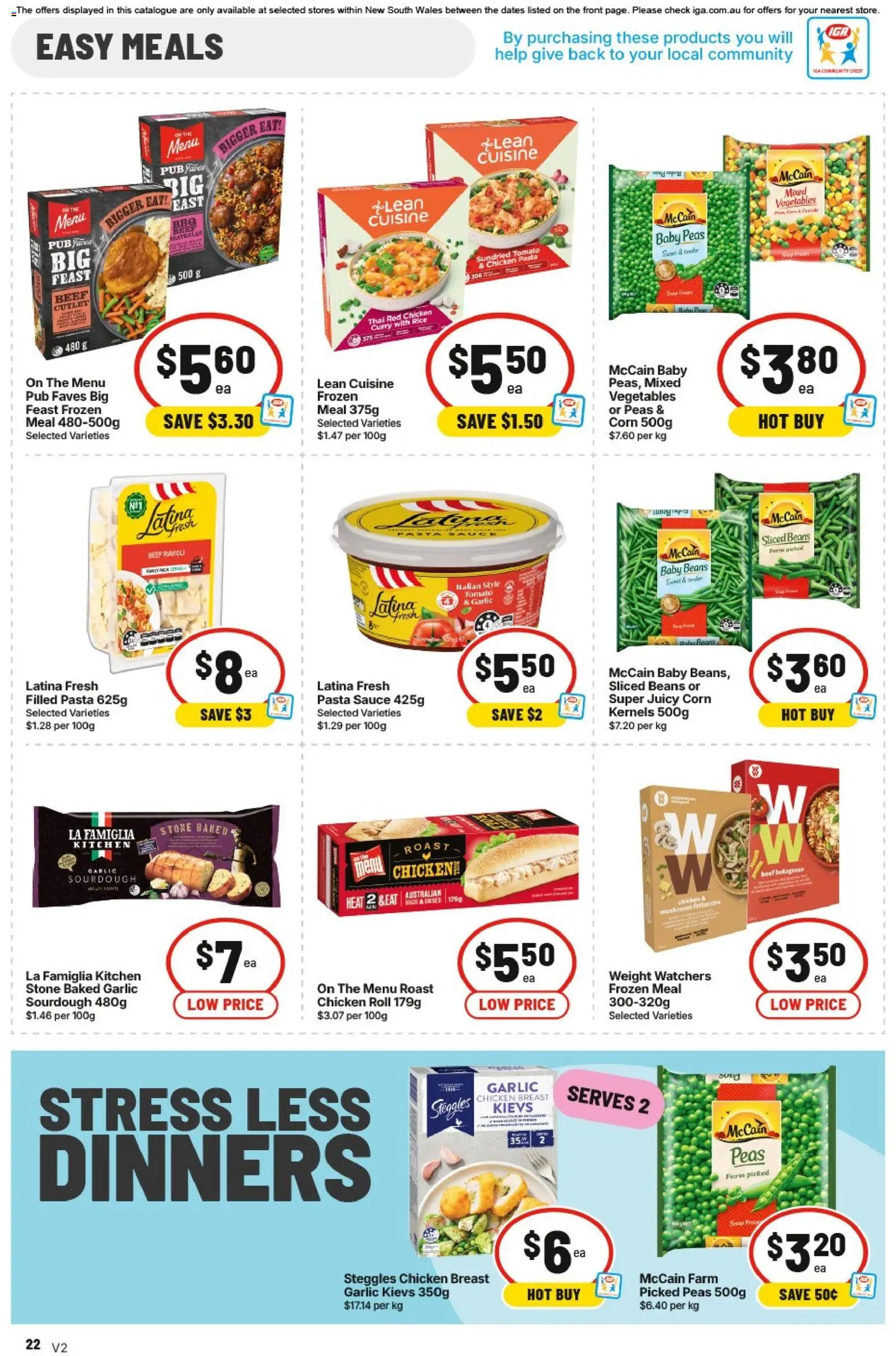 IGA catalogue - valid from 03.06.2026 | Page: 22 | Products: Beef, Sauce, Garlic, Weight