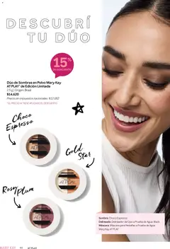 Vista previa Mary Kay catálogo válido desde el 01/08/2026 | Página: 46 | Productos: Polvo, Máscara, Delineador de ojos, Agua