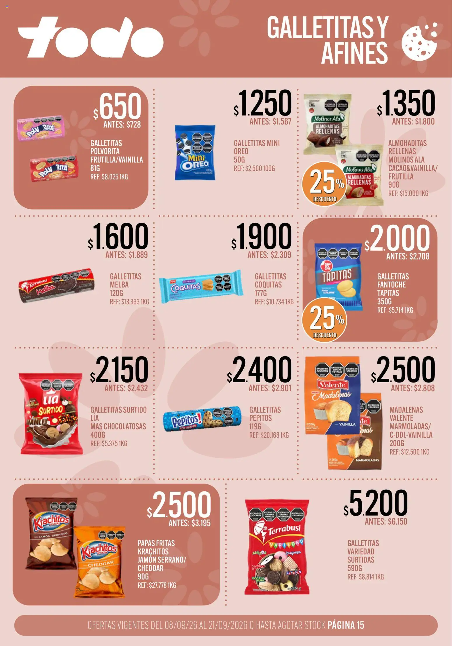 Supermercados TODO catálogo │ válido desde el 08/09/2026 | Página: 15