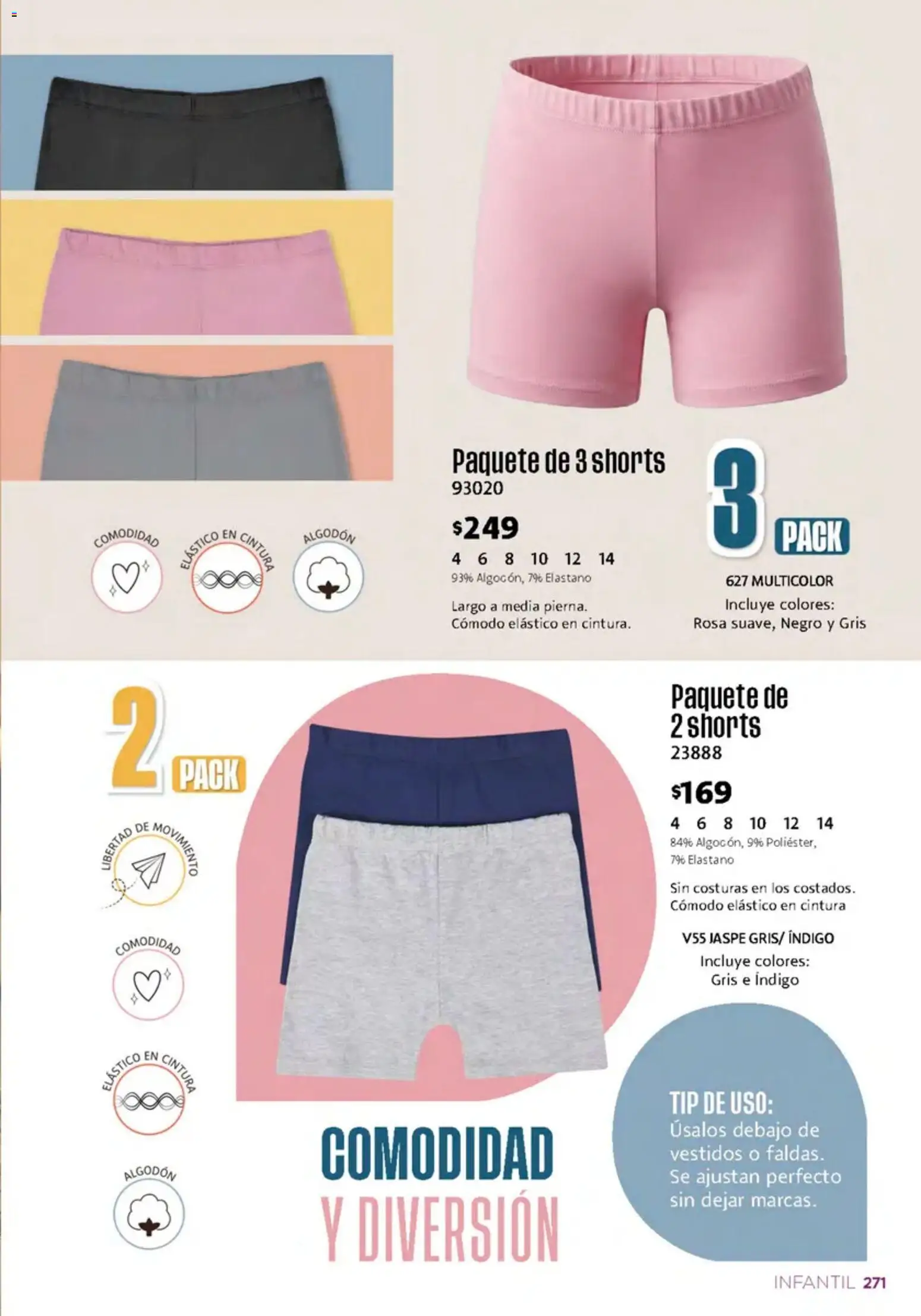 Nuevas ofertas de Ilusión válidas en toda la República Mexicana desde el 01/10/2026. ¡Encuentra las mejores ofertas en Ilusión catálogo Invierno! | Página: 273 | Productos: Algodón