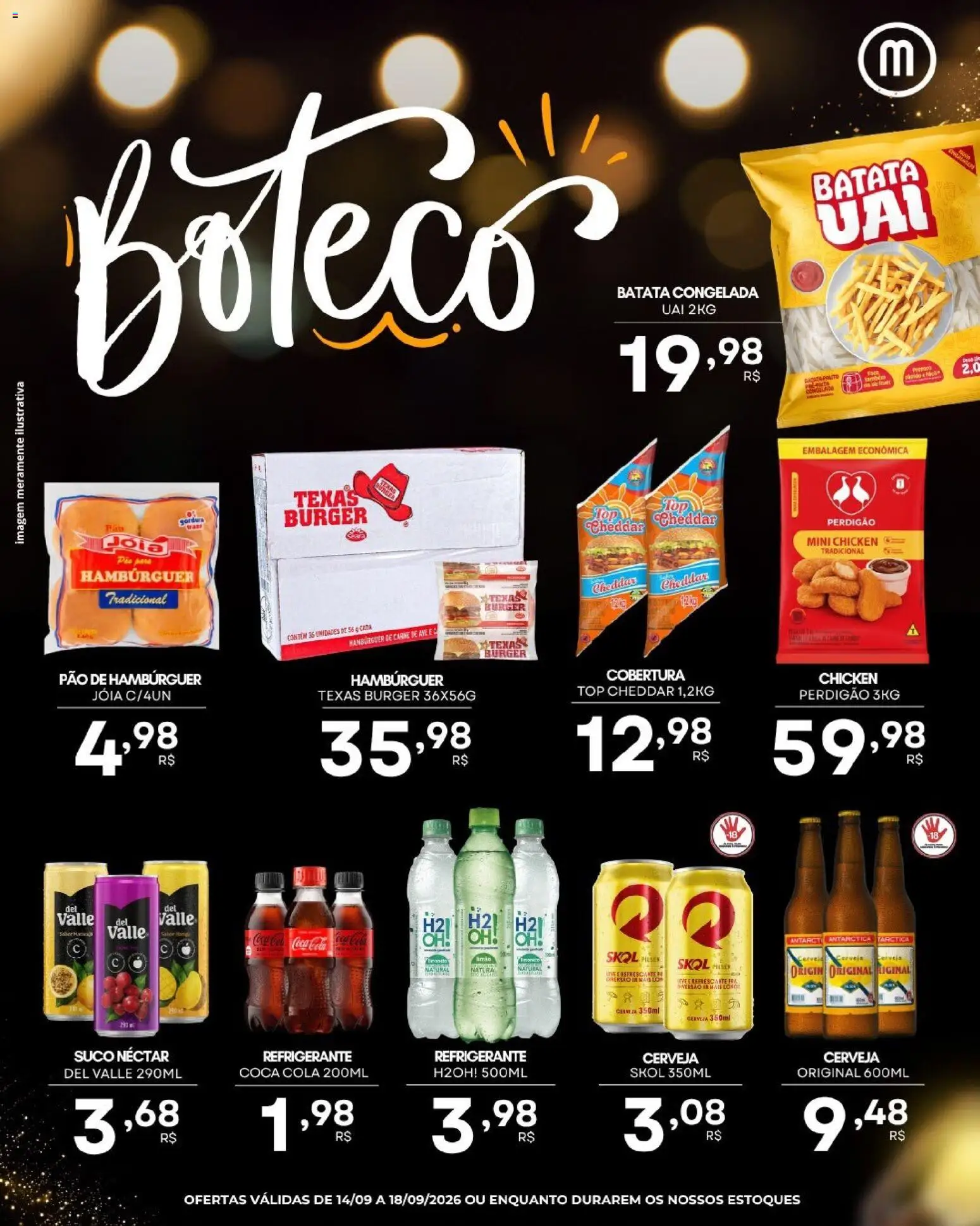 Mercadão Atacadista Folheto - válido de 14/09/2026 | Página: 4 | Produtos: Molho shoyu, Óleo, Pão, Ketchup