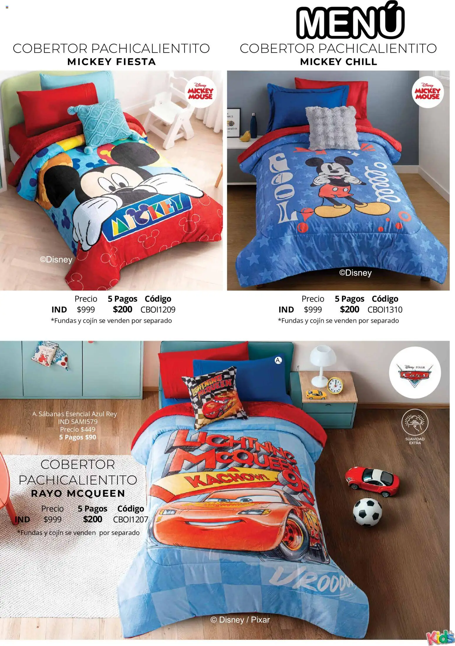 Nuevas ofertas de Colchas Concord válidas en toda la República Mexicana desde el 01/08/2026. ¡Encuentra las mejores ofertas en Colchas Concord catálogo Colección Infantil! | Página: 47 | Productos: Cobertor, Mouse, Sabanas