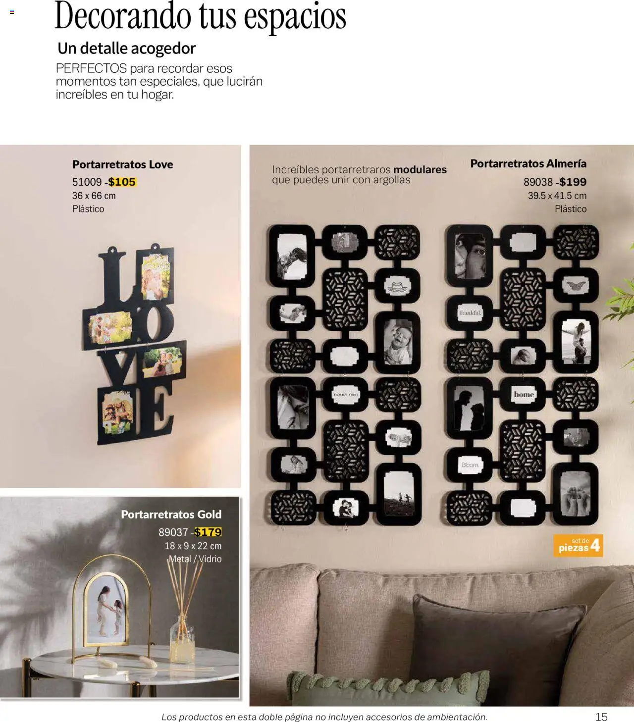 Nuevas ofertas de Vianney válidas en toda la República Mexicana desde el 05/09/2025. ¡Encuentra las mejores ofertas en Vianney - Catálogo - Biasi! | Página: 17 | Productos: Portarretratos