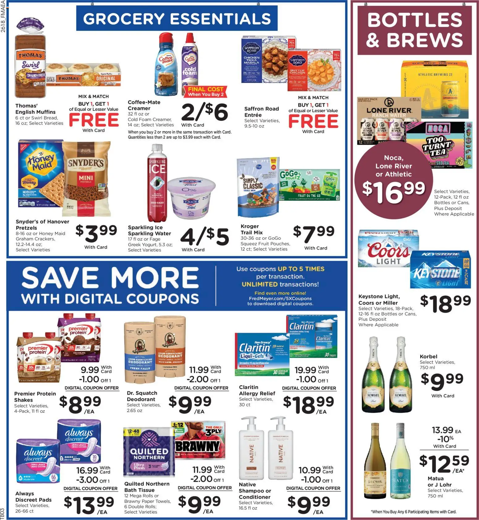 The new Fred Meyer flyer is now online. See all June offers on your mobile and save! | United States