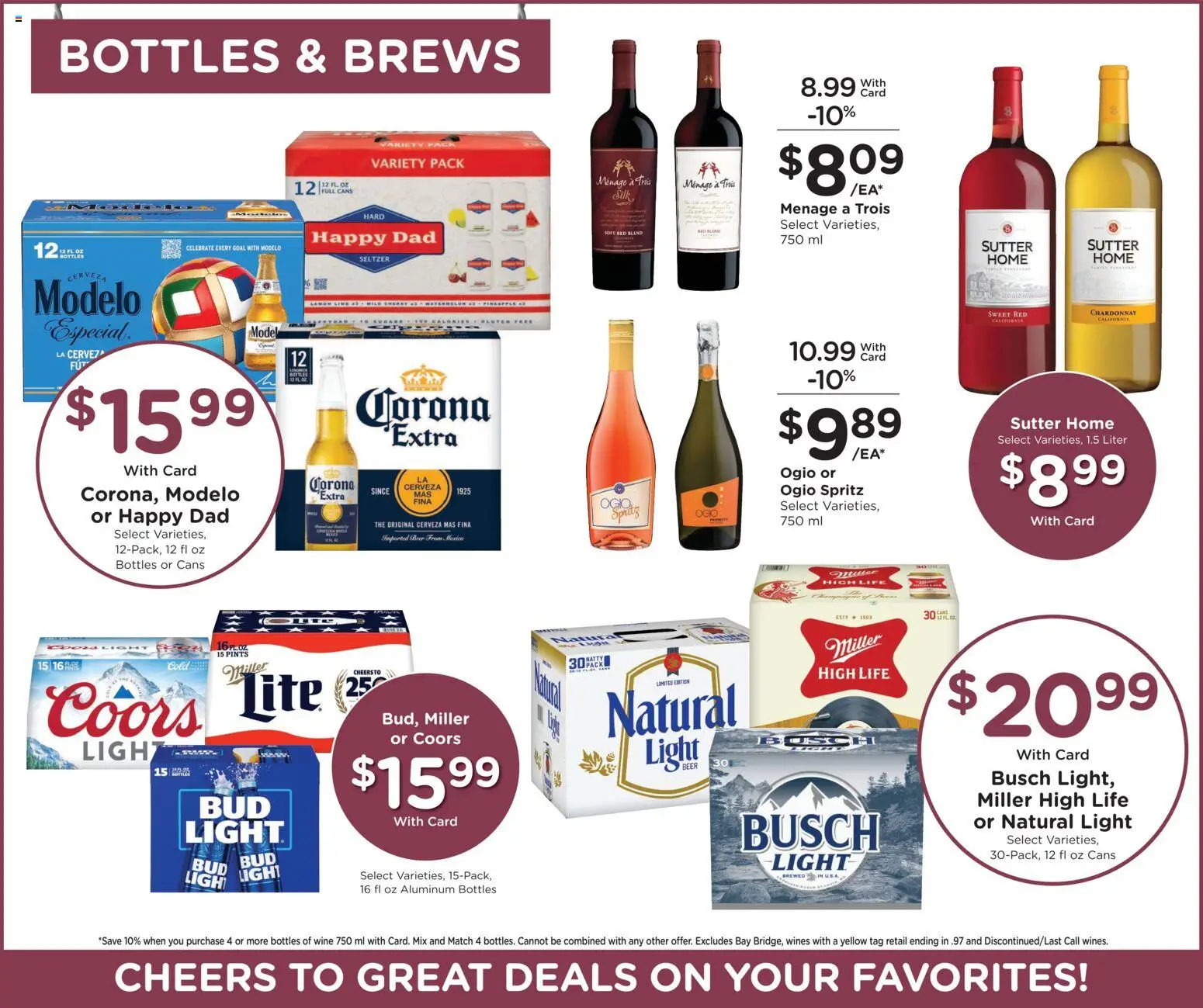 Kroger Weekly Ad - valid from 06/24/2026 | Page: 13 | Products: Wine, Beer