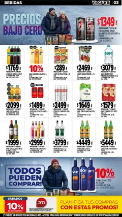 Vista previa Yaguar catálogo válido desde el 27/07/2026 | Página: 5 | Productos: Vodka, Bidón, Gin, Vino
