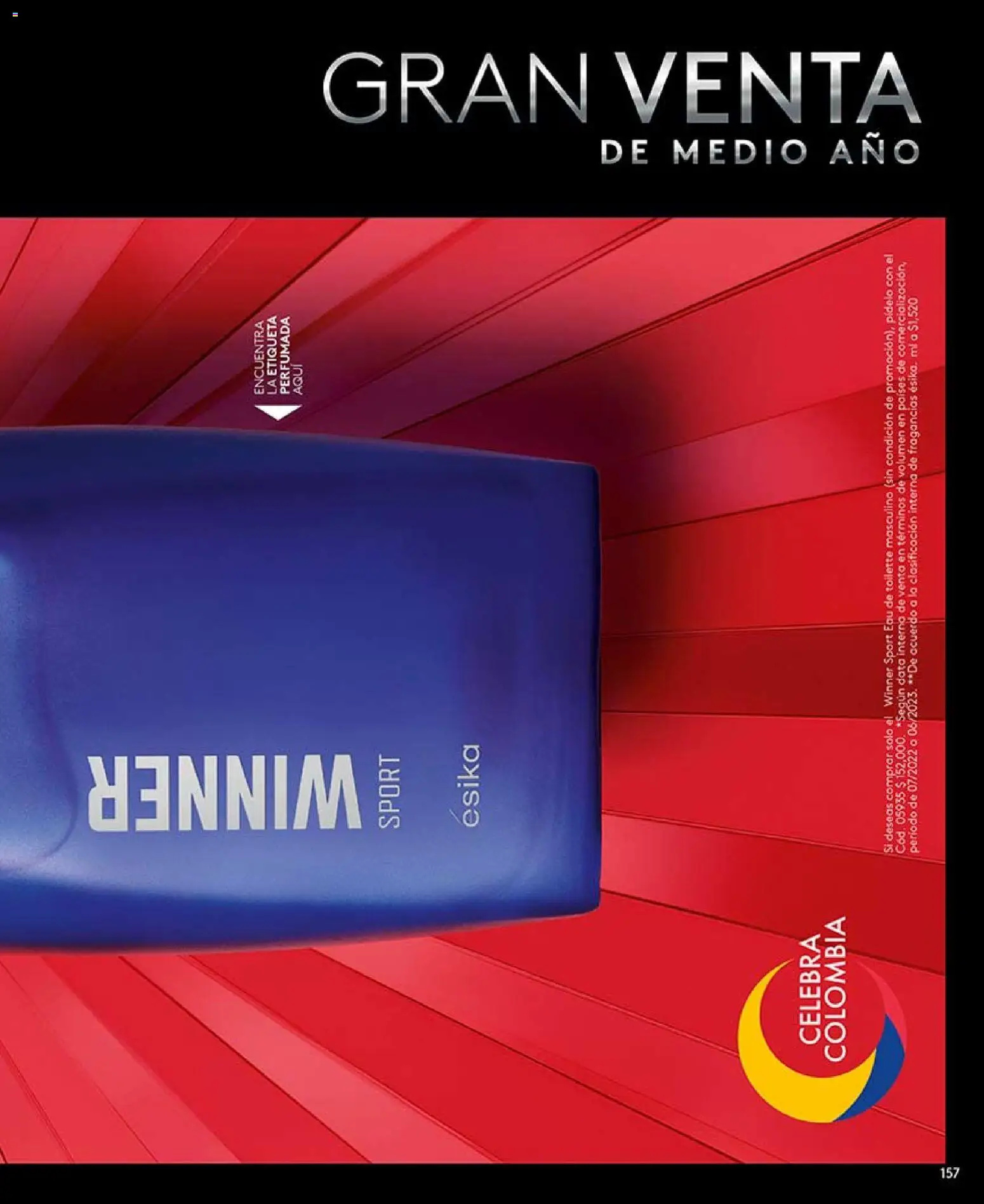Ésika revista - valida desde el 17/07/2026 | Página: 157 | Productos: Eau de toilette