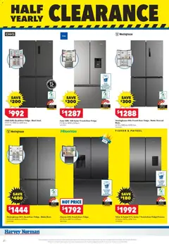 Preview of Harvey Norman Electrical Clearance - valid from 18/06/2026 | Page: 21 | Products: Water, Accessories, Fridge