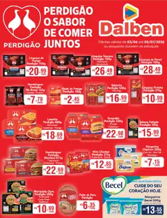 Supermercado Dalben ofertas Perdigão - Pré-Visualização do folheto da loja Supermercado Dalben, válido de 03/06/2026