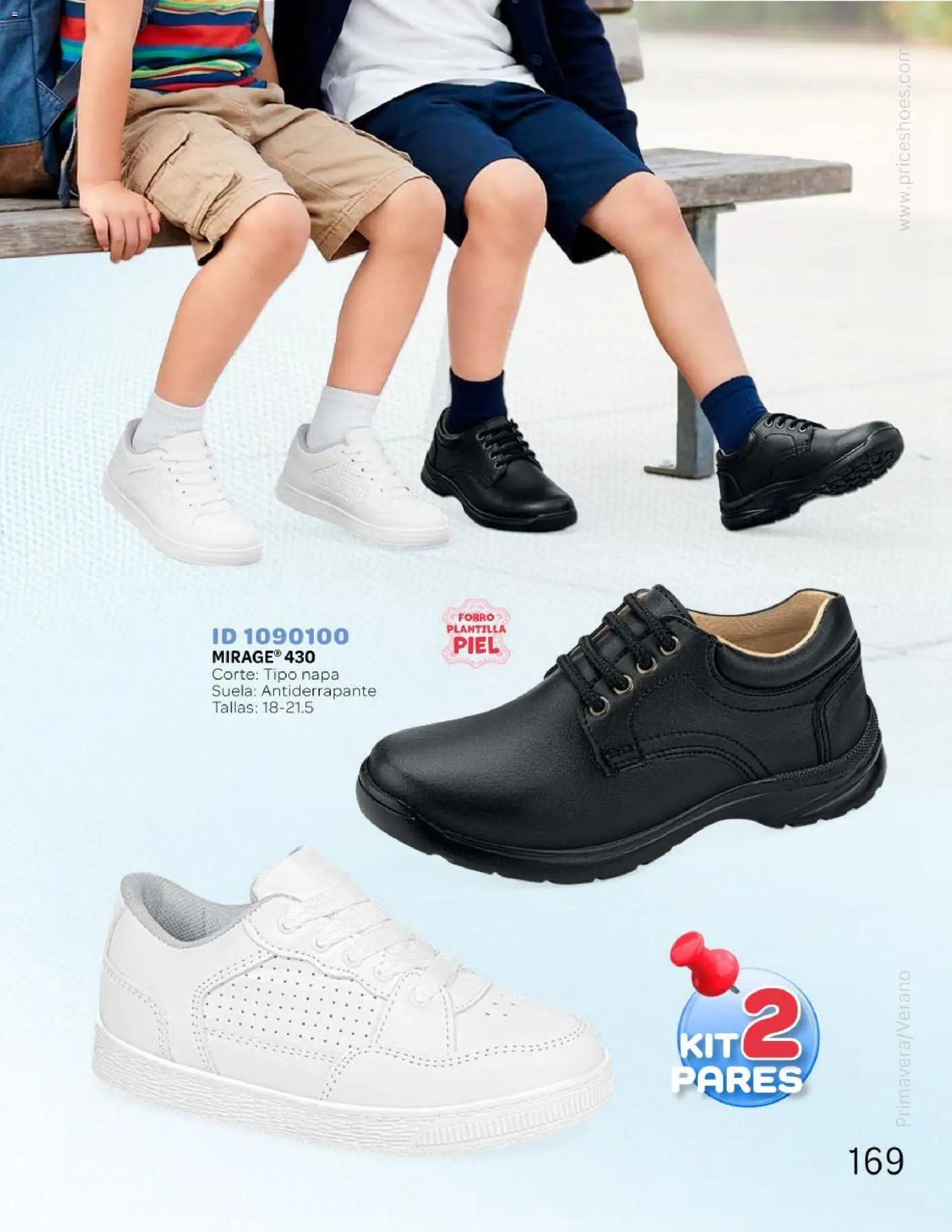 Nuevas ofertas de Price Shoes válidas en toda la República Mexicana desde el 25.04.2026. ¡Encuentra las mejores ofertas en Price Shoes catálogo Kids todo en uno! | Página: 169
