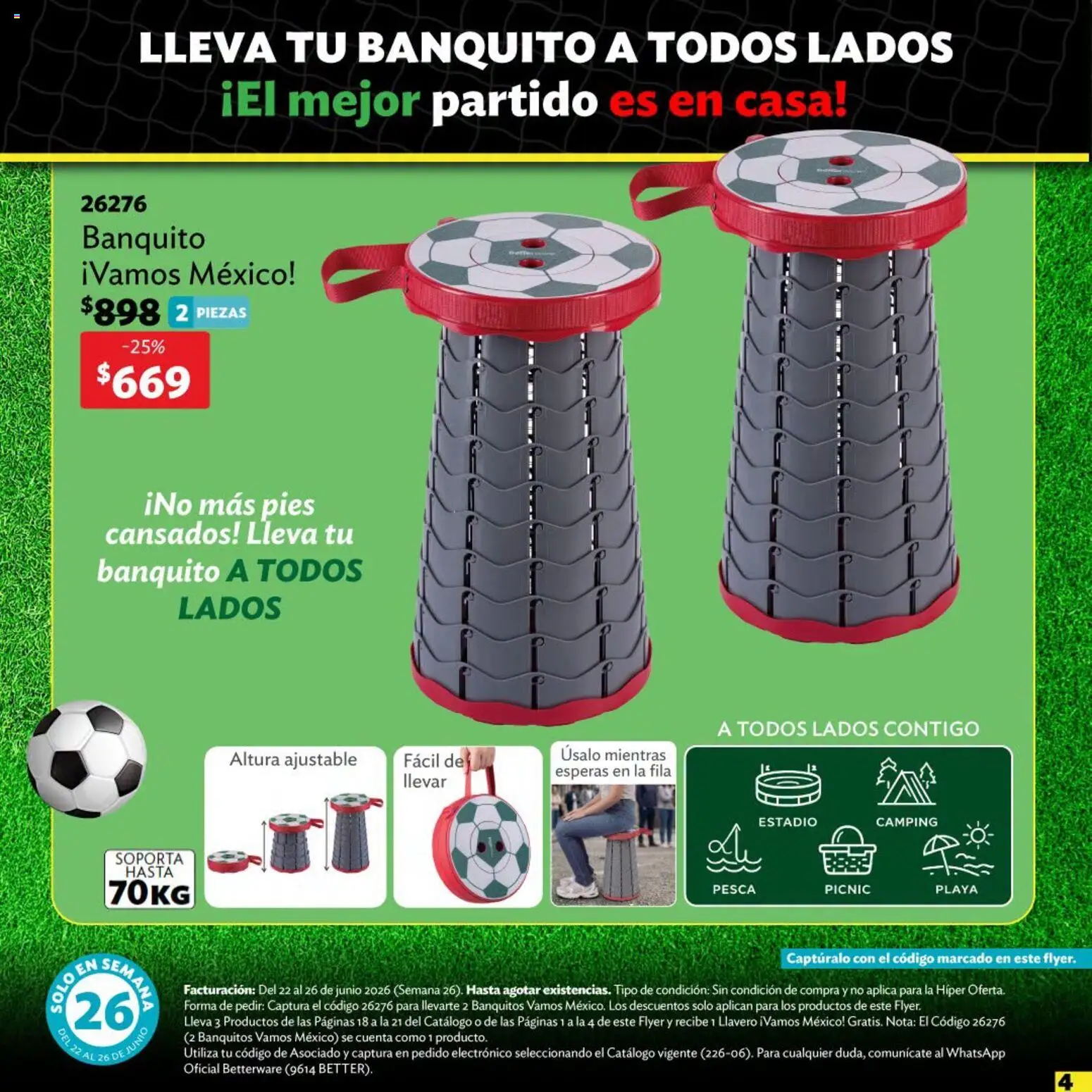 Nuevas ofertas de Betterware válidas en toda la República Mexicana desde el 22.06.2026. ¡Encuentra las mejores ofertas en Betterware Ofertas! | Página: 5