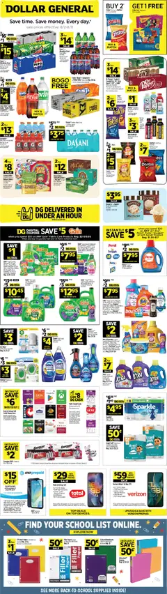 Preview of Dollar General weekly ads valid from 08/02/2026