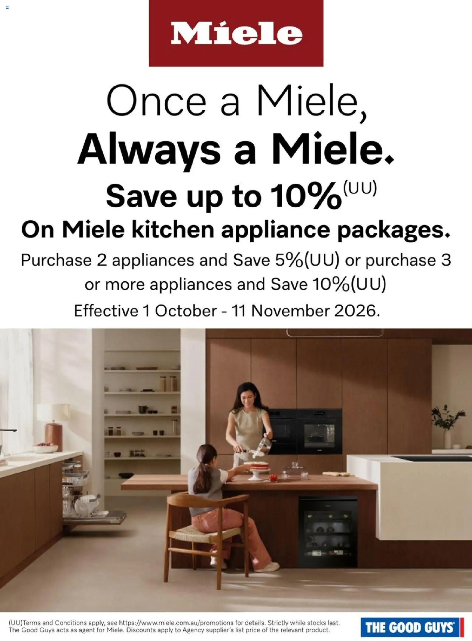 The Good Guys catalogue - valid from 01/10/2026 | Page: 1 | Products: Appliance