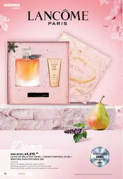 Vista previa de Andrea catálogo Lo mejor en fragancias, nuevo folleto de la tienda, válido en México a partir del 19/07/2026 | Página: 16 | Productos: Crema, Máscara, Crema corporal