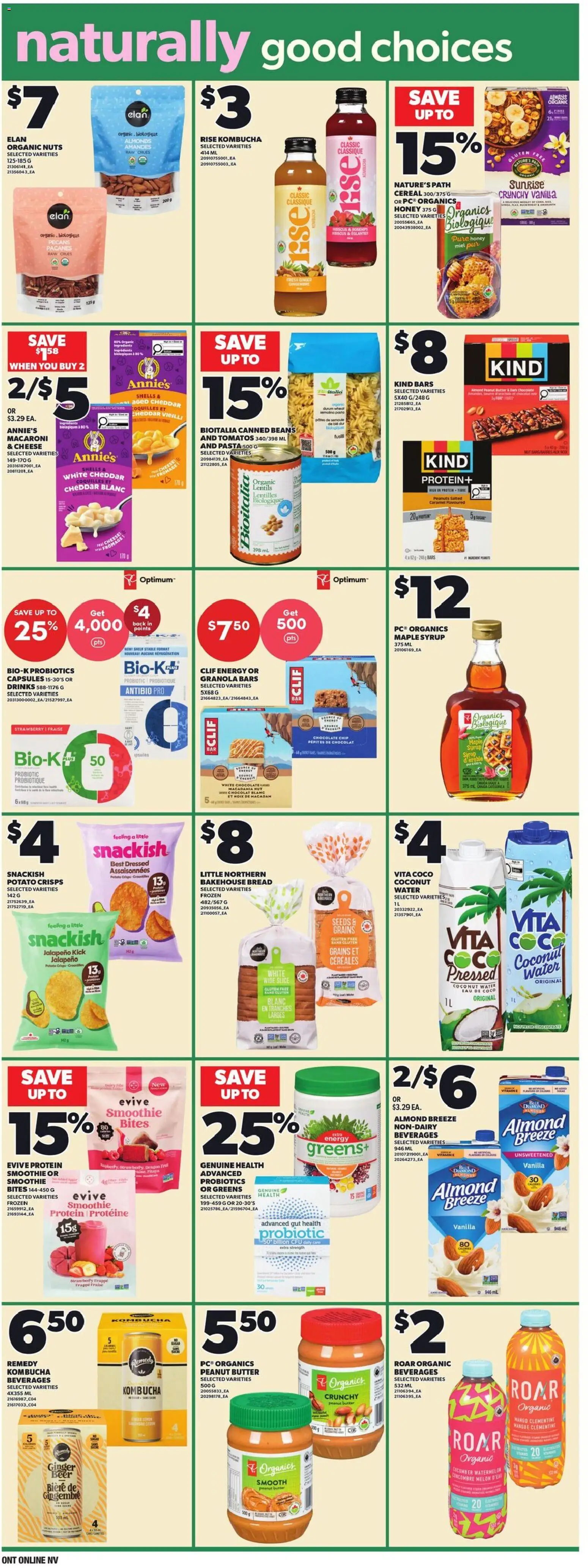 Zehrs flyer valid from Jul 23, 2026 | Page: 8 | Products: Grains, Vanilla, Semolina pasta, Chocolate