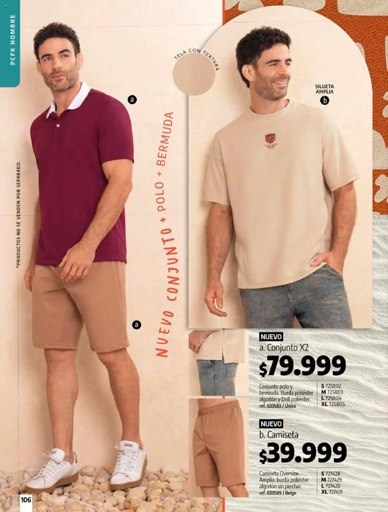 Pacifika revista - valida desde el 03.06.2026 | Página: 107 | Productos: Algodón, Bermuda, Camiseta, Conjunto