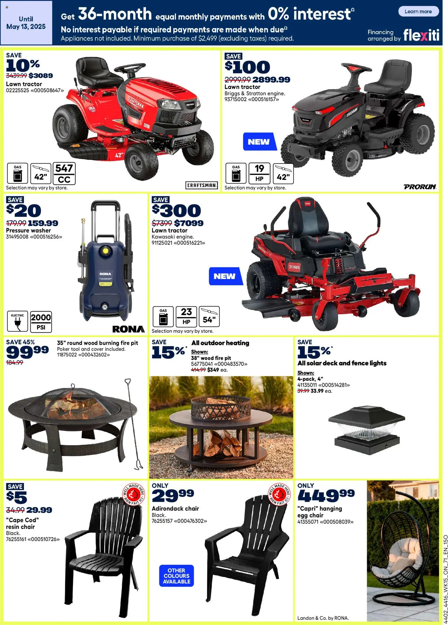 Rona flyer valid from 07.05.2026 | Page: 11 | Products: Chair