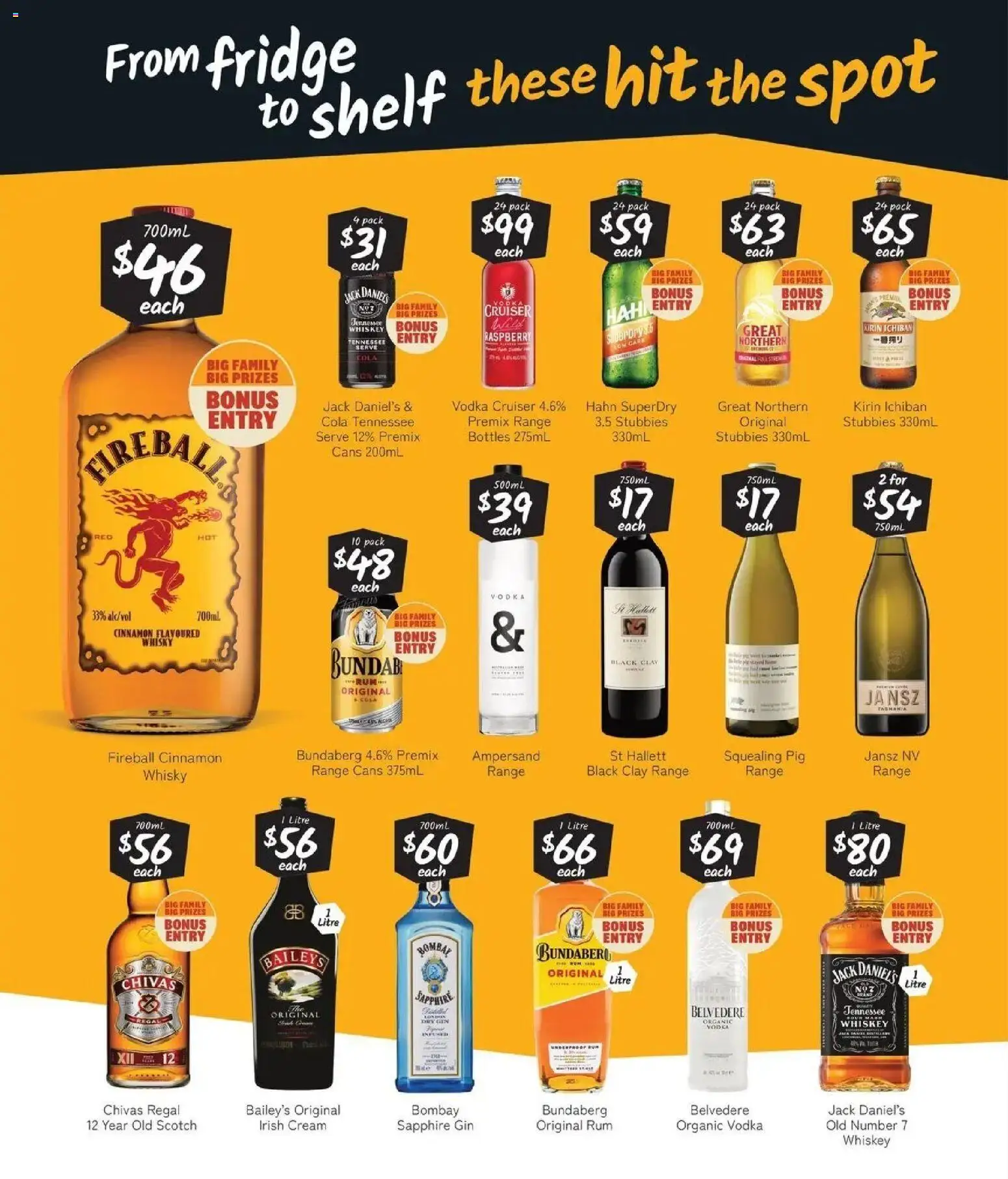 Cellarbrations catalogue - valid from 13/07/2026 | Page: 3 | Products: Shelf, Baileys, Clay, Jack Daniel’s