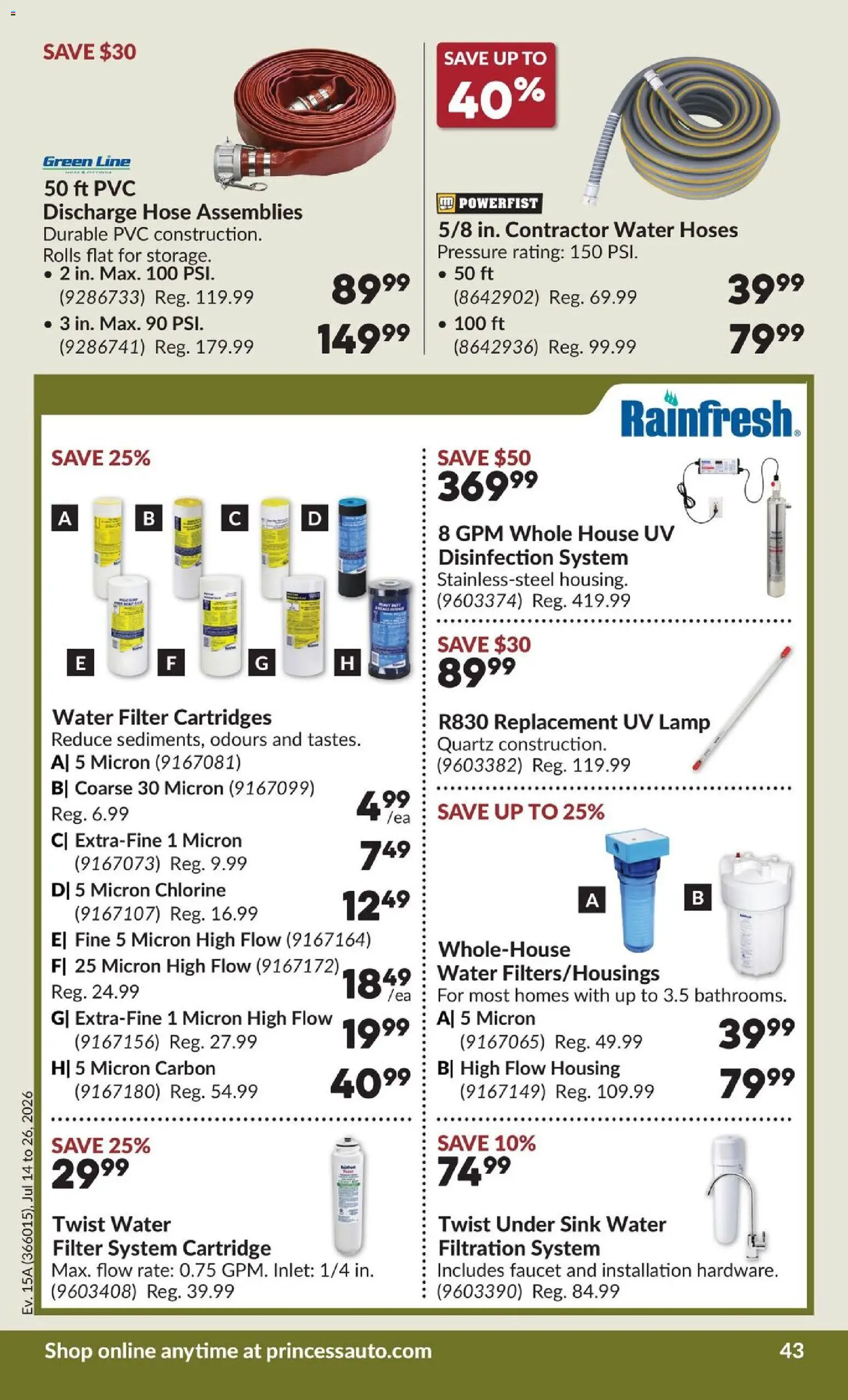 Princess Auto flyer valid from Jul 14, 2026 | Page: 56 | Products: Lamp